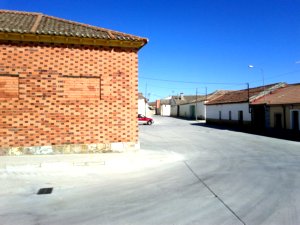 Village castillan  l'heure de la sieste