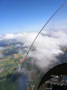 ulm en Allemagne : jeu avec les nuages