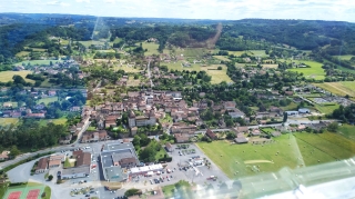 Siorac vu du ciel