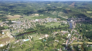 le Bugue vu du ciel