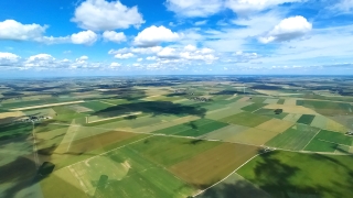 Beauce vue du ciel