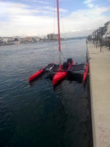 Hobie-Tandem-Island à-quai à Sete