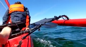 Hobie-Tandem-Island au près (video)