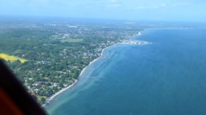 Suède, cote sud-ouest, autogire