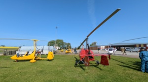 9 gyrocopters ESML Landskrona