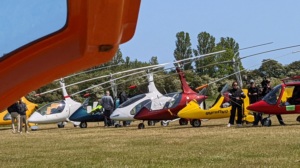 fly-in 2023 Samso Baltic-sea gyrocopter