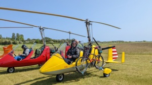 fly-in 2023 Samso Baltic-sea gyrocopter