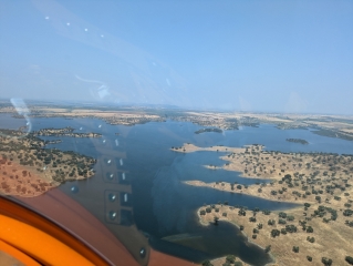 Lac-Alqueva-frontiere-Espagne-Portugal ulm autogire