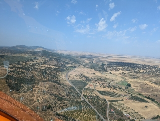 Savane-frontiere-Espagne-Portugal ulm autogire