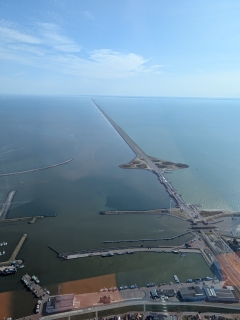 DIGUE IJSSELMEER gyrocopter