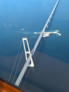 Great-Belt-Bridge Denmark microlight